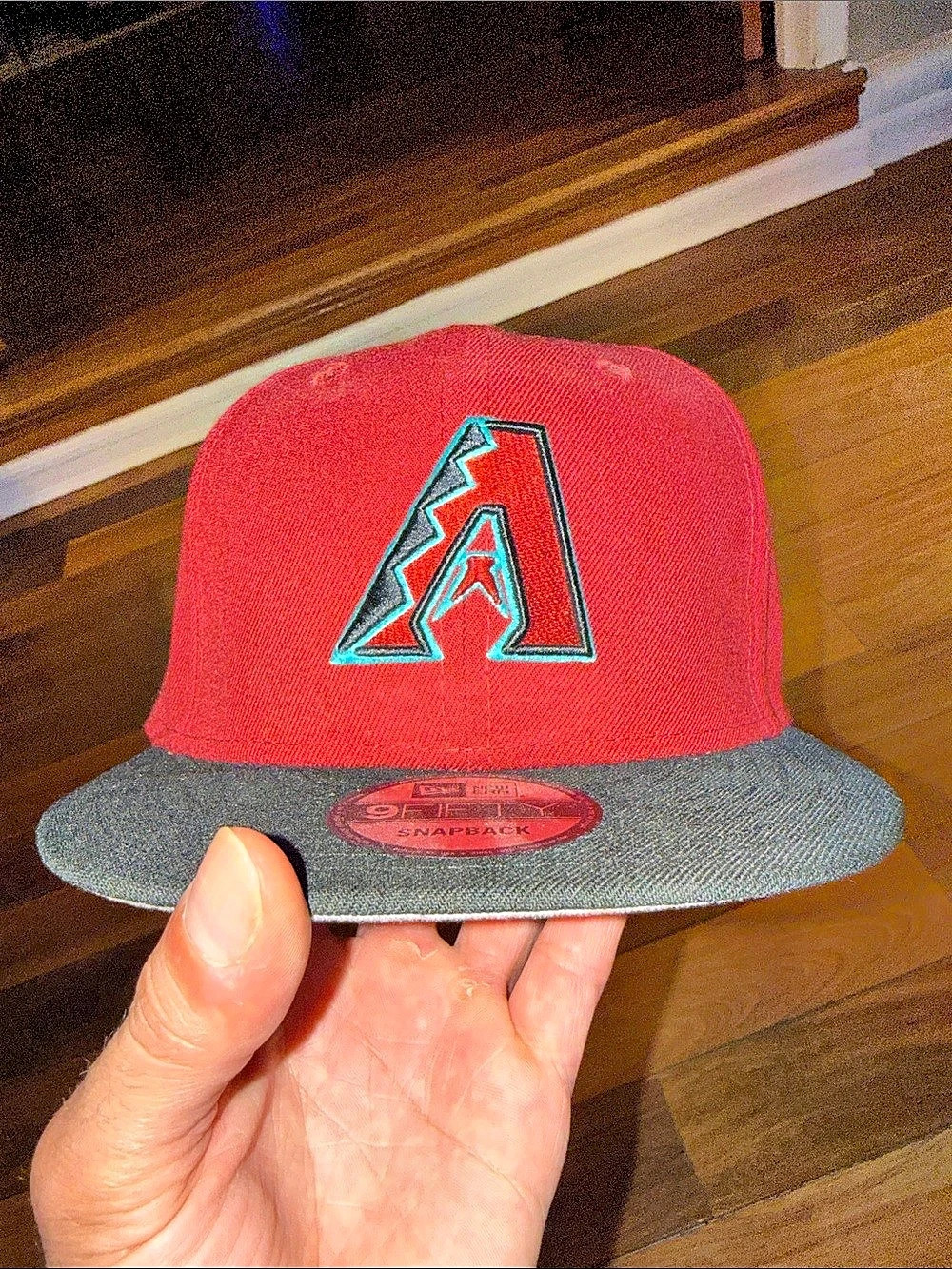 New Era 59FIFTY Arizona Diamondbacks Red Black Fitted Cap Like New